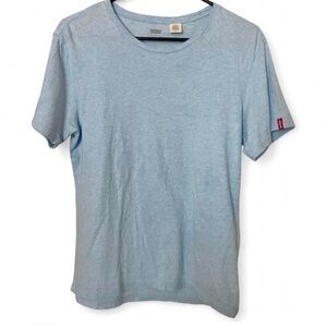 Levi's Sky Blue Short Sleeve Crew Neck Tee, Size Medium